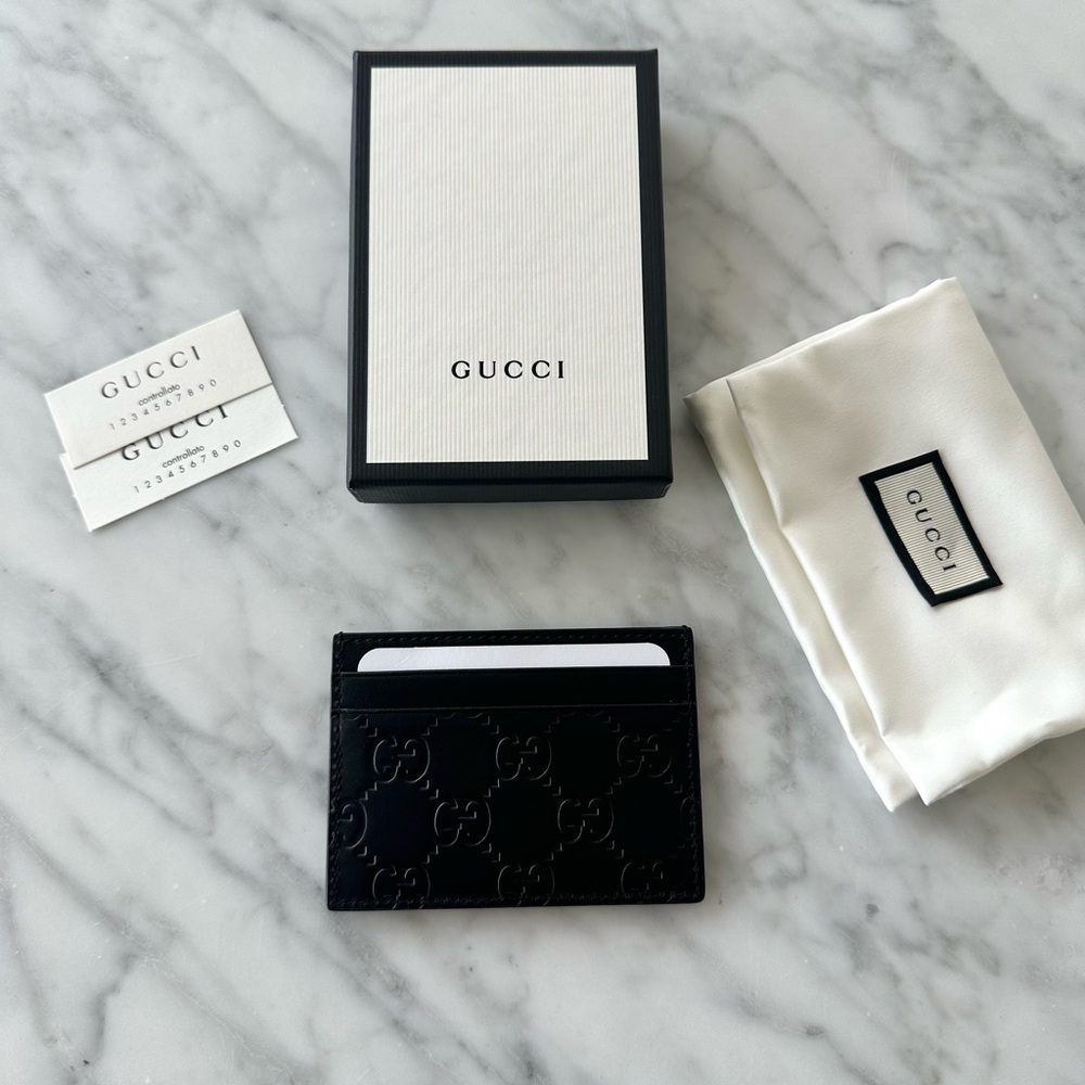 GUCCI Signature Card Holder
